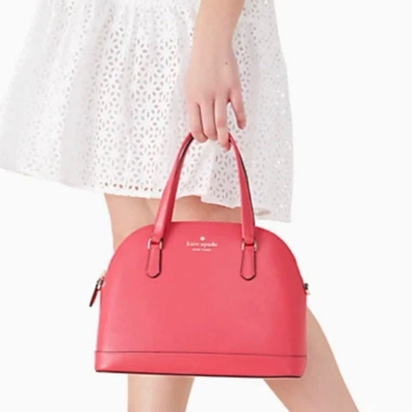 kate spade Handbags - Gorgeous kate spade Dome Satchel in Bikini Pink - New With Tags! 🎀